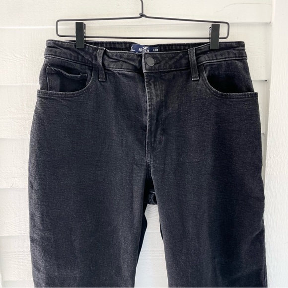 Hollister Ultra High Rise Dad Jean Black Denim Women’s 14 R - Picture 5 of 7